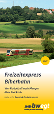 Titel-Abbildung zu 'Flyer Freizeitexpress Biberbahn'