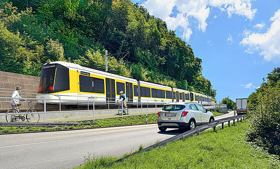 TramTrain auf der Honauer Steige