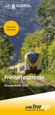 Titel-Abbildung zu 'Freizeitexpresse 2025 - Streckenkarte'